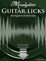 Mixolydian Guitar Licks: 20 Original Funk Rock Licks with Audio & Video