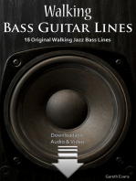 Walking Bass Guitar Lines