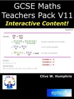GCSE Maths Teachers Pack V11