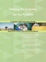 Defining the Customer Service Problem Complete Self-Assessment Guide