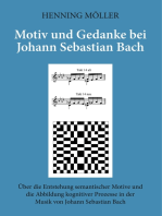 Motiv und Gedanke bei Johann Sebastian Bach: Über die Entstehung semantischer Motive und die Abbildung kognitiver Prozesse in der Musik von Johann Sebastian Bach