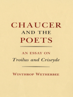 Chaucer and the Poets: An Essay on Troilus and Criseyde