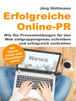 Erfolgreiche Online-PR: Wie Sie Pressemeldungen für das Web zielgruppengenau schreiben und erfolgreich verbreiten