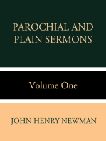 Parochial and Plain Sermons Volume One