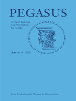 Pegasus / Pegasus 18/19: Berliner Beiträge zum Nachleben der Antike