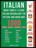 Italian Made Simple - Learn Italian Vocabulary the Picture and Word way