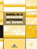 Manual de la organización institucional del deporte