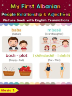 My First Albanian People, Relationships & Adjectives Picture Book with English Translations: Teach & Learn Basic Albanian words for Children, #13