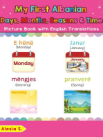 My First Albanian Days, Months, Seasons & Time Picture Book with English Translations: Teach & Learn Basic Albanian words for Children, #19