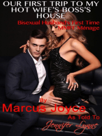 Our First Trip to My Hot Wife’s Boss's House Bisexual Husband’s First Time MMFF Ménage