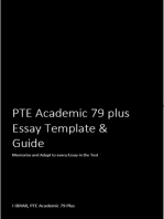 PTE Academic 79 Plus Essay Template & Guide