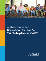 "A Study Guide for Dorothy Parker's ""A Telephone Call"""