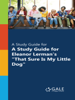 "A Study Guide for Eleanor Lerman's ""That Sure Is My Little Dog"""