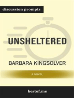 Summary: "Unsheltered: A Novel" by Barbara Kingsolver | Discussion Prompts