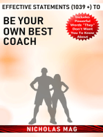 Effective Statements (1039 +) to Be Your Own Best Coach