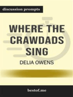 Summary: "Where the Crawdads Sing" by Delia Owens | Discussion Prompts