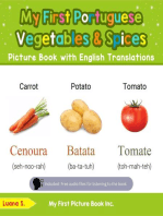 My First Portuguese Vegetables & Spices Picture Book with English Translations
