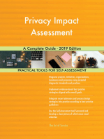 Privacy Impact Assessment A Complete Guide - 2019 Edition