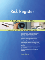 Risk Register A Complete Guide - 2019 Edition