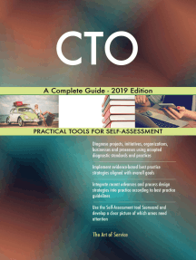 CTO A Complete Guide - 2019 Edition by Gerardus Blokdyk (Ebook ...
