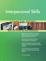 Interpersonal Skills A Complete Guide - 2019 Edition