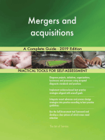 Mergers and acquisitions A Complete Guide - 2019 Edition
