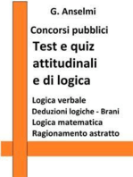 Test e quiz attitudinali e di logica per concorsi pubblici