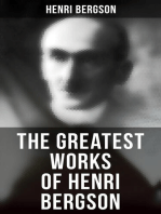 The Greatest Works of Henri Bergson