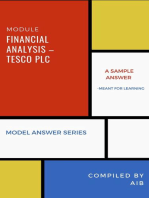 Financial analysis – Tesco Plc: Model Answer Series