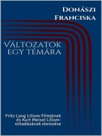 Változatok egy témára: Fritz Lang Liliom-filmjének és Kurt Meisel Liliom-előadásának elemzése