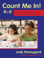 Count Me In! K-5: Including Learners with Special Needs in Mathematics Classrooms