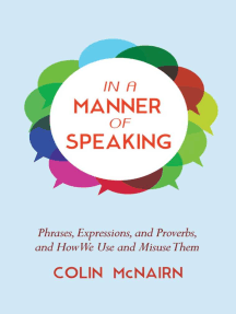 In A Manner Of Speaking By Colin Mcnairn Ebook Scribd