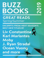 Buzz Books 2019: Spring/Summer: Excerpts from next season's best new titles by Liv Constantine, Karl Marlantes, Moby, J. Ryan Stradal, Ocean Vuong and more