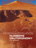 Genesis to Revelation: Numbers, Deuteronomy Participant Book: A Comprehensive Verse-by-Verse Exploration of the Bible