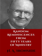 Random Reminiscences from Fifty Years of Ministry