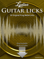 Lydian Guitar Licks
