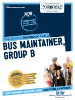 Bus Maintainer, Group B: Passbooks Study Guide