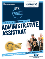 Administrative Assistant: Passbooks Study Guide
