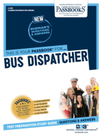 Bus Dispatcher: Passbooks Study Guide