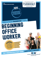 Beginning Office Worker: Passbooks Study Guide