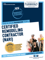 Certified Remodeling Contractor (NARI): Passbooks Study Guide