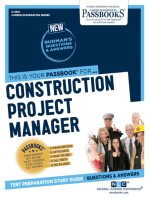 Construction Project Manager: Passbooks Study Guide