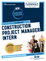 Construction Project Manager Intern: Passbooks Study Guide
