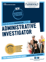 Administrative Investigator: Passbooks Study Guide