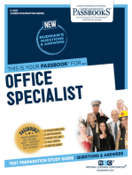 Office Specialist: Passbooks Study Guide