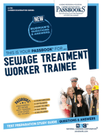 Sewage Treatment Worker Trainee: Passbooks Study Guide