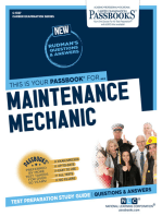 Maintenance Mechanic: Passbooks Study Guide