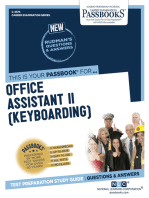 Office Assistant II (Keyboarding): Passbooks Study Guide