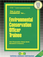 Environmental Conservation Officer Trainee: Passbooks Study Guide