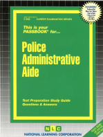 Police Administrative Aide: Passbooks Study Guide